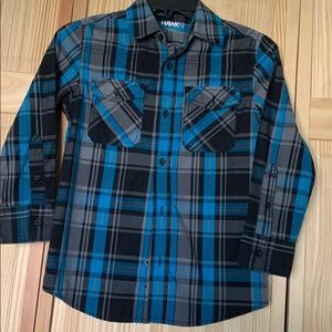 EUC!! Boys Tony Hawk button down, sz small
